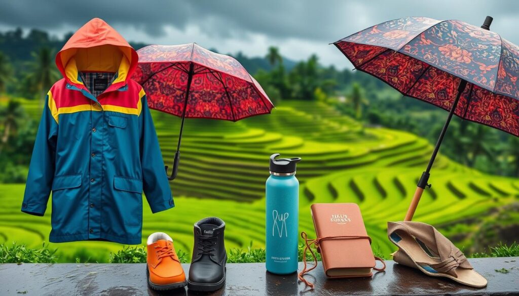 Monsoon travel essentials for Ubud