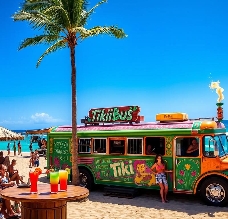 TikiBus Bar bringing tropical vibes to Australia